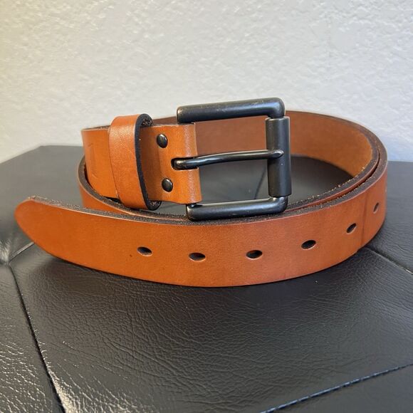 Levis Genuine Leather Belt Mens XL 42 - 44 Tan Brown - Picture 1 of 7